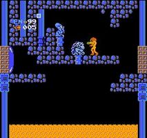 une photo d'Ã©cran de Metroid sur Nintendo Nes